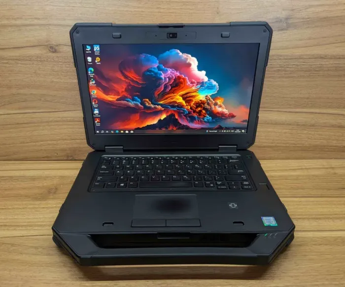 Захищений ноутбук Dell Rugged Latitude 5414 / 14" (1920x1080) IPS / Intel Core i7-6600U (2 (4) ядра по 2.6 - 3.4 GHz) / 16 GB DDR4 / 480 GB SSD / Intel HD Graphics 520 / Fingerprint / WebCam / Windows 10 б/в - зображення 2