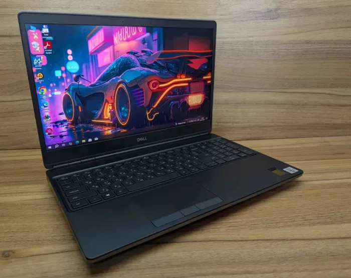 Мобільна робоча станція Dell Precision 7550 / 15.6" (1920x1080) IPS / Intel Core i5-10400H (4 (8) ядра по 2.6 - 4.6 GHz) / 16 GB DDR4 / 512 GB SSD / nVidia Quadro T2000, 4 GB GDDR5, 128-bit / Fingerprint / Windows 10 б/в - зображення 4