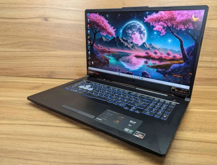 Ігровий ноутбук Asus TUF 706Q / 17.3" (1920x1080) IPS / AMD Ryzen 7 5800H (8 (16) ядер по 3.2 - 4.4 GHz) / 16 GB DDR4 / 512 GB SSD / nVidia GeForce RTX 3050 Ti, 4 GB GDDR6, 128-bit / WebCam / Windows 11 б/в - зображення 5