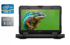 Захищений ноутбук Dell Latitude 14 Rugged 5414 / 14" (1366x768) TN / Intel Core i5-6300U (2 (4) ядра по 2.4 - 3.0 GHz) / 8 GB DDR4 / 256 GB SSD / Intel HD Graphics 520 / WebCam / HDMI / Windows 10 б/в
