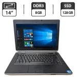 Ноутбук Б-клас Dell Latitude E6430 / 14" (1366x768) TN / Intel Core i5-3230M (2 (4) ядра по 2.6 - 3.2 GHz) / 8 GB DDR3 / 128 GB SSD / Intel HD Graphics 4000 / WebCam б/в