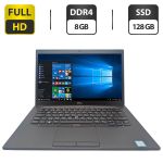 Ноутбук Dell Latitude 7490 / 14" (1920x1080) IPS / Intel Core i5-7300U (2 (4) ядра по 2.6 - 3.5 GHz) / 8 GB DDR4 / 128 GB SSD / Intel HD Graphics 620 / WebCam б/в