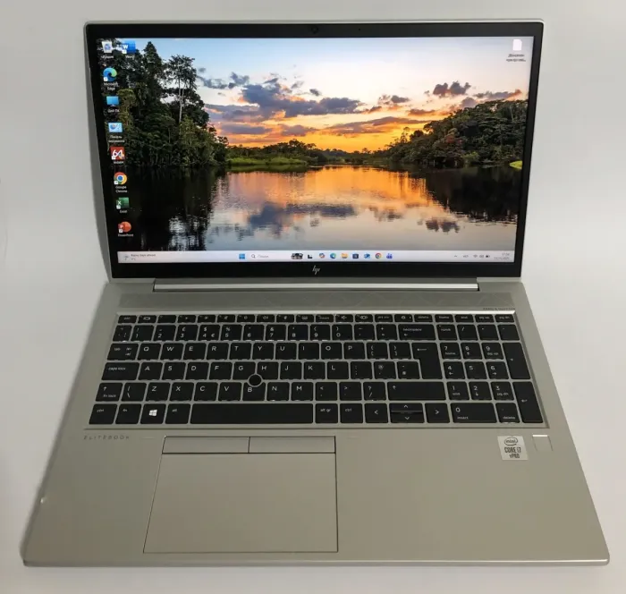 Ігровий ультрабук Б-класу HP EliteBook 850 G7 / 15,6" (1920x1080) IPS / Intel Core i7-10610U (4 (8) ядра по 1,8 - 4,9 ГГц) / 16 ГБ DDR4 / 256 ГБ SSD NVMe / nVidia GeForce MX250, 2 ГБ GDDR5, 64-біт / WebCam / Win 11 Pro б/в - зображення 2