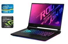 Ігровий ноутбук Asus ROG Strix G512L / 15.6" (1920x1080) IPS / Intel Core i7-10870H (8 (16) ядер по 2.2 - 5.0 GHz) / 16 GB DDR4 / 512 GB SSD / nVidia GeForce RTX 2060, 6 GB GDDR6, 192-bit / HDMI / Windows 10 б/в