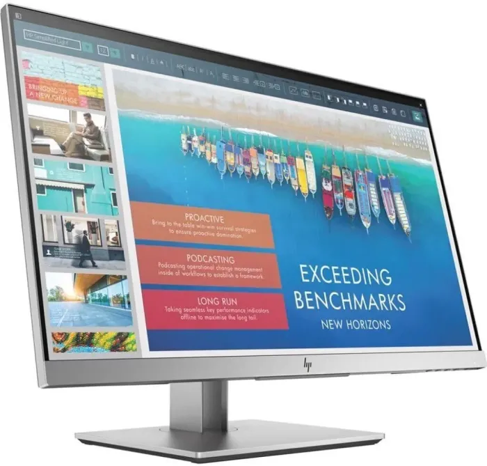 Монітор HP EliteDisplay E243 / 23.8" (1920x1080) IPS / HDMI, DisplayPort, VGA, USB 3.0 / VESA 100x100 б/в - зображення 8