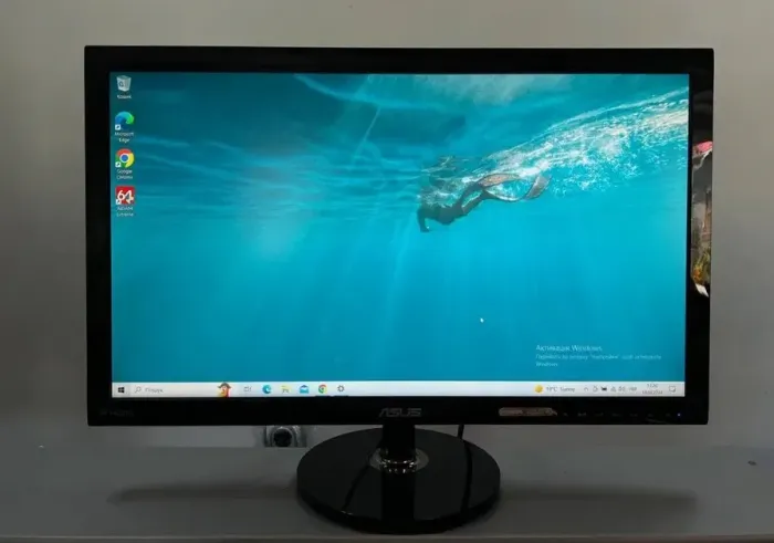 Монітор Asus VS278Q/27" (1920x1080) TN/VGA, DisplayPort, HDMI/VESA 100x100 / Вбудовані колонки 2x 2W б/в - зображення 2