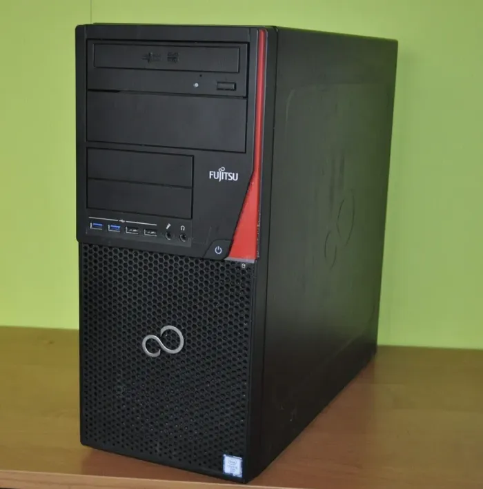 Комп'ютер Fujitsu Esprimo P756 E90 Tower / Intel Core i5-6500 (4 ядра по 3.2 - 3.6 GHz) / 16 GB DDR4 / 1000 GB SSD / Intel HD Graphics 530 / DVD-ROM / Windows 11 Pro б/в - зображення 2