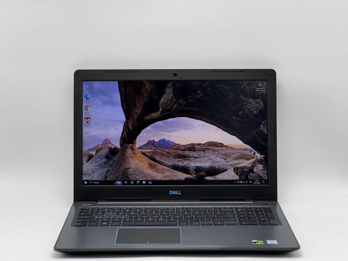 Ігровий ноутбук Dell G3 3579 / 15.6" (1920x1080) IPS / Intel Core i7-8750H (6 (12) ядер по 2.2 - 4.1 GHz) / 16 GB DDR4 / 240 GB SSD + 1000 GB HDD / nVidia GeForce GTX 1050 Ti, 4 GB GDDR5, 128-bit / WebCam б/в - зображення 2