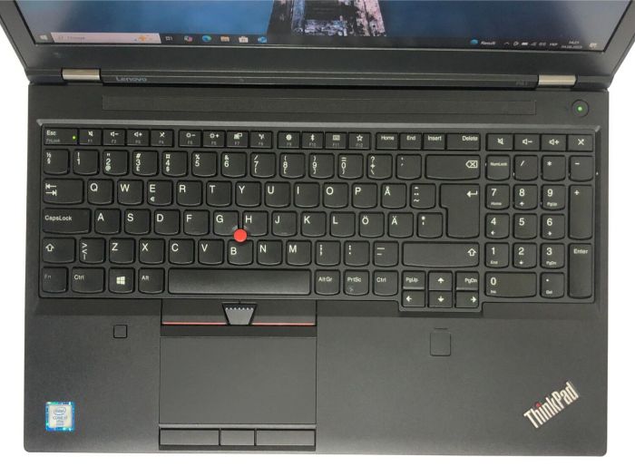 Мобільна робоча станція Lenovo Thinkpad P51 / 15.6" (1920x1080) IPS / Intel Core i7-7820HQ (4 (8) ядра по 2.9 - 3.9 GHz) / 16 GB DDR4 / 256 GB SSD / nVidia Quadro M1200, 4 GB GDDR5, 128-bit / WebCam / Win 10 Pro б/в - зображення 9