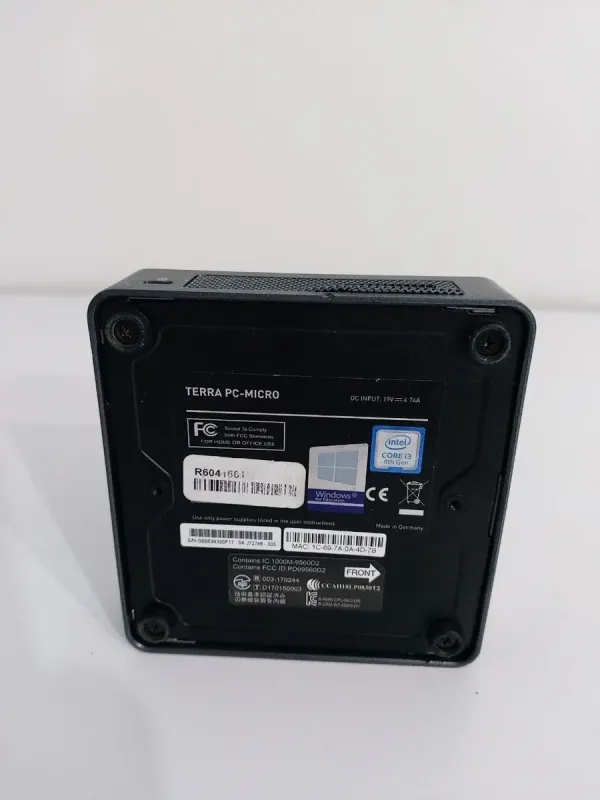 Комплектація ПК: Terra Mini USFF / Intel Core i3-8109U (2 (4) ядра 3.0 - 3.6 ГГц) / 8 ГБ DDR4 / 256 ГБ SSD / Intel Iris Plus Graphics 655 + LG 24MB35PM-B / 24" (1920x1080) IPS монітор + Windows 11 Pro б/в - зображення 3