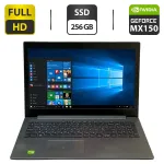 Ноутбук Lenovo IdeaPad 520-15IKB / 15.6" (1920x1080) IPS / Intel Core i7-8550U (4 (8) ядра по 1.8 - 4.0 GHz) / 16 GB DDR4 / 256 GB SSD / nVidia GeForce MX150, 2 GB GDDR3, 64-bit / WebCam / Windows 10 Pro б/в
