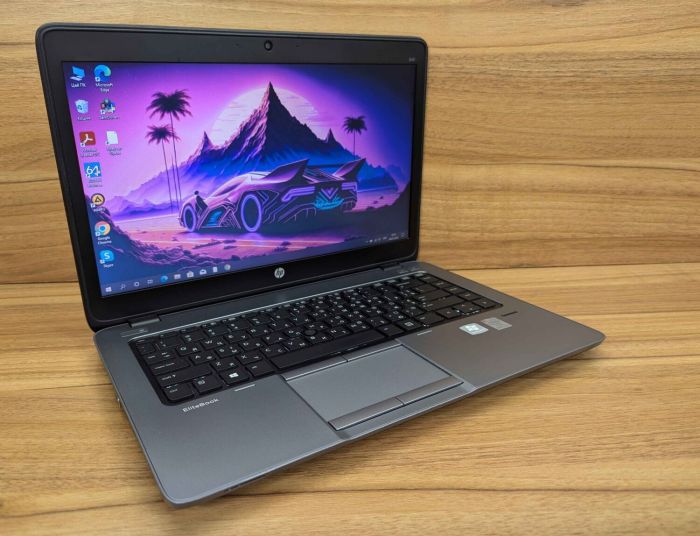 Ноутбук HP EliteBook 840 G1 / 14" (1366x768) TN / Intel Core i7-4600U (2 (4) ядра по 2.1 - 3.3 GHz) / 8 GB DDR3 / 240 GB SSD / Intel HD Graphics 4400 / Fingerprint / HDMI / Windows 10 б/в - зображення 4
