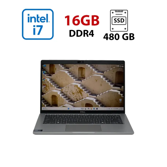 Ультрабук Dell Precision 3490 / 14" (1920x1080) IPS / Intel Core Ultra 7 165H (16 (22) ядер по 3.8 - 5.0 GHz) / 16 GB DDR5 / 480 GB SSD / Intel Arc Graphics / WebCam б/в - зображення 1