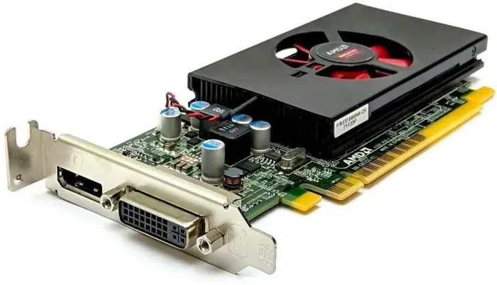 Дискретна відеокарта AMD Radeon R7 350Х, 4 GB GDDR3, 128-bit / 1x DVI, 1x DisplayPort / Для корпусів форм-фактора SFF б/в - зображення 1