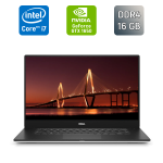 Ігровий ноутбук Dell XPS 15 7590 / 15,6" (1920x1080) IPS / Intel Core i7-9750H (6 (12) ядер по 2,6 - 4,5 ГГц) / 16 ГБ DDR4 / 512 ГБ SSD / nVidia GeForce GTX 1650, 4 ГБ GDDR6, 128-біт / HDMI / WebCam б/в