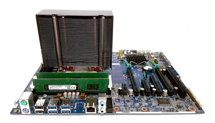 Комплект: Материнська плата HP Z440 / Intel Xeon E5-1650 v4 (6 (12) ядер по 3.6 - 4.0 GHz) (аналог i7-6850K) / 32 GB DDR4 / Socket LGA 2011 v3 + кулер HP б/в - зображення 3