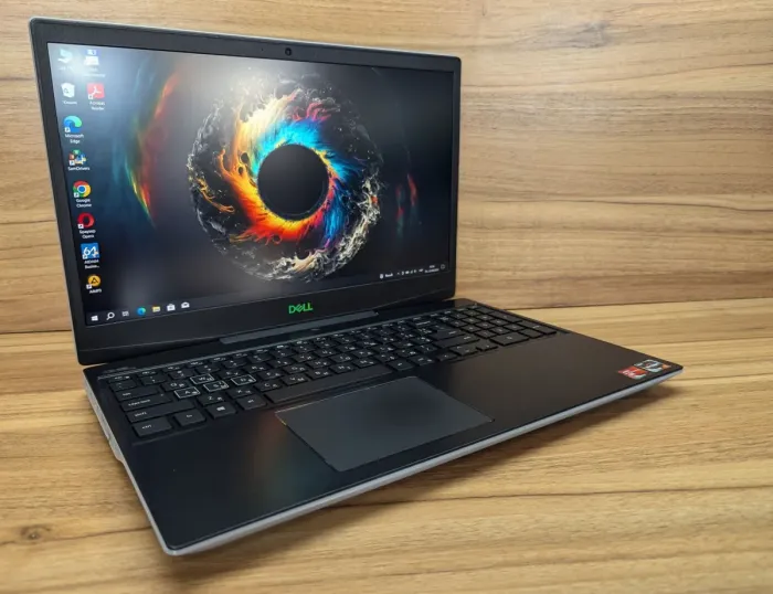 Ігровий ноутбук Dell G5 5505 / 15.6" (1920x1080) IPS / AMD Ryzen 7 4800H (8 (16) ядер по 2.9 - 4.2 GHz) / 16 GB DDR4 / 512 GB SSD / AMD Radeon RX 5600M, 6 GB GDDR6, 192-bit / WebCam / HDMI / Windows 10 б/в - зображення 4