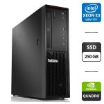 Робоча станція Lenovo ThinkStation P320 SFF / Intel Xeon E3-1245 v6 (4 (8) ядра по 3,7 - 4,1 ГГц) / 32 ГБ DDR4 / 250 ГБ SSD / nVidia Quadro K1200, 4 ГБ GDDR5, 128-біт б/в