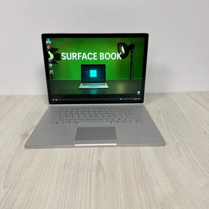 Ігровий ультрабук-трансформер Б-клас Microsoft Surface Book 2 / 15.0" (3240x2160) IPS Touch / Intel Core i7-8650U (4 (8) ядра по 1.9 - 4.2 GHz) / 16 GB DDR3 / 512 GB SSD NVMe / nVidia GeForce GTX 1060, 6 GB GDDR5, 192-bit / WebCam б/в - зображення 2