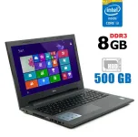 Ноутбук Б-клас Dell Vostro 3546 / 15.6" (1366x768) TN / Intel Core i3-4005U (2 (4) ядра по 1.7 GHz) / 8 GB DDR3 / 500 GB HDD / Intel HD Graphics 4400 / WebCam / DVD-RW б/в
