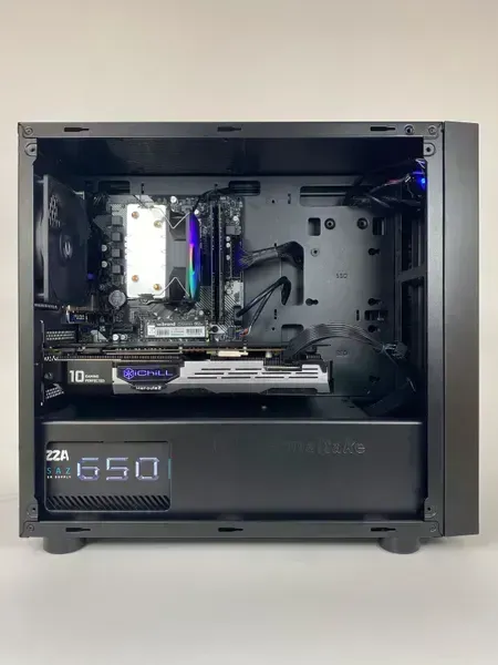 Ігровий ПК ThermalTake Versa H17 / AMD Ryzen 5 5500 (6 (12) ядер 3,6 - 4,2 ГГц) / 16 ГБ DDR4 / 512 ГБ SSD / nVidia GeForce GTX 1070, 8 ГБ GDDR5, 256-біт / Azza 650w 80+ бронза / ASRock B450M-HDV R4.0 б/в - зображення 6