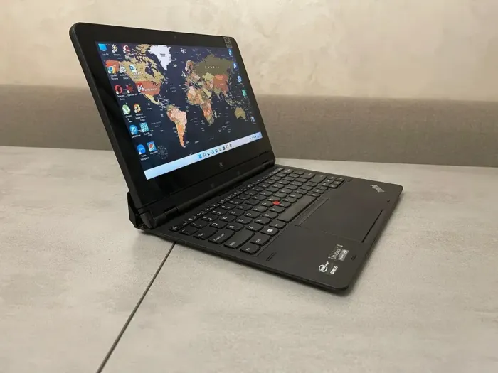 Нетбук-трансформер Lenovo ThinkPad Helix 36984SU / 11.6" (1920x1080) IPS Touch / Intel Core i7-3667U (2 (4) ядра по 2.0 - 3.2 GHz) / 8 GB DDR3 / 256 GB SSD / Intel HD Graphics 4000 / WebCam / miniDP / Дві АКБ б/в - зображення 3