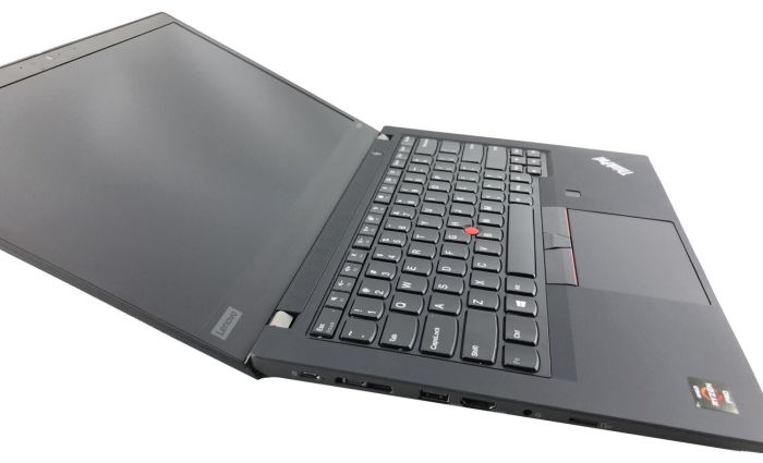 Ноутбук Lenovo ThinkPad T495 / 14" (1920x1080) IPS / AMD Ryzen 3 Pro 3300U (4 ядра по 2.1 - 3.5 GHz) / 8 GB DDR4 / 240 GB SSD M.2 / AMD Radeon Vega 6 Graphics / WebCam б/в - зображення 3