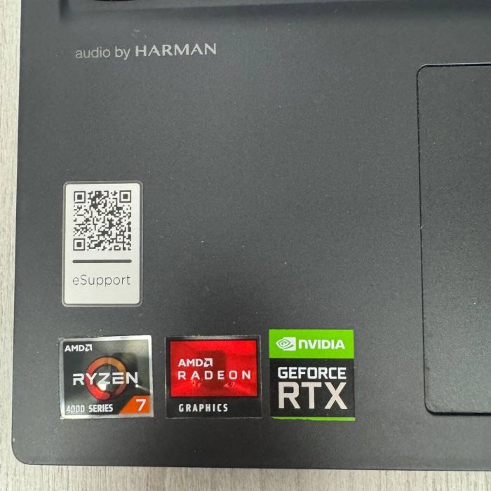 Ігровий ноутбук Б-класу Lenovo Legion 5 15ARH05H / 15,6" (1920x1080) IPS / AMD Ryzen 7 4800H (8 (16) ядер по 2,9 - 4,2 ГГц) / 16 ГБ DDR4 / 512 ГБ SSD NVMe / nVidia GeForce RTX 2060, 6 ГБ GDDR6, 192-біт / Веб-камера б/в - зображення 8