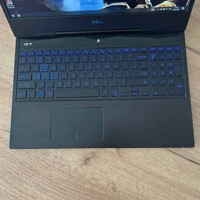 Ігровий ноутбук Б-клас Dell G7 7590 / 15.6" (1920x1080) IPS / Intel Core i7-8750H (6 (12) ядер по 2.2 - 4.1 GHz) / 16 GB DDR4 / 128 GB SSD + 1000 GB HDD / nVidia GeForce RTX 2060, 6 GB GDDR6, 192-bit / WebCam б/в - зображення 7