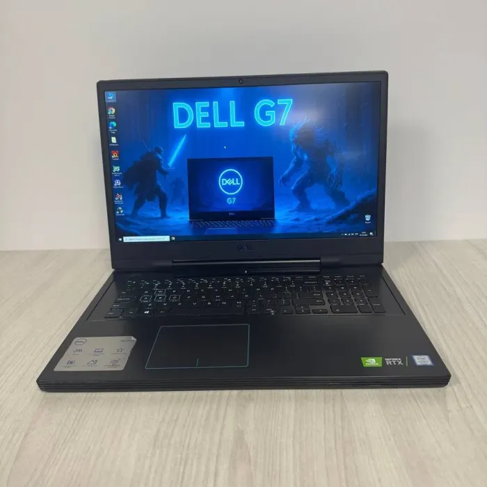 Ігровий ноутбук Б-класу Dell G7 7790 / 17,3" (1920x1080) IPS / Intel Core i7-9750H (6 (12) ядра по 2,6 - 4,5 ГГц) / 16 ГБ DDR4 / 256 ГБ SSD NVMe + 1000 ГБ HDD / nVidia GeForce RTX 2060, 6 ГБ GDDR6, 192-bit / WebCam б/в - зображення 2