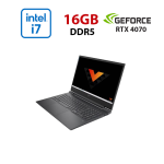 Ігровий ноутбук HP Victus 16-R0055NO / 16" (1920x1080) IPS / Intel Core i7-13700HX (16 (24) ядер по 2,1 - 5,0 ГГц) / 16 ГБ DDR5 / 480 ГБ SSD / nVidia GeForce RTX 4070, 8 ГБ GDDR6, 128-bit / WebCam б/в