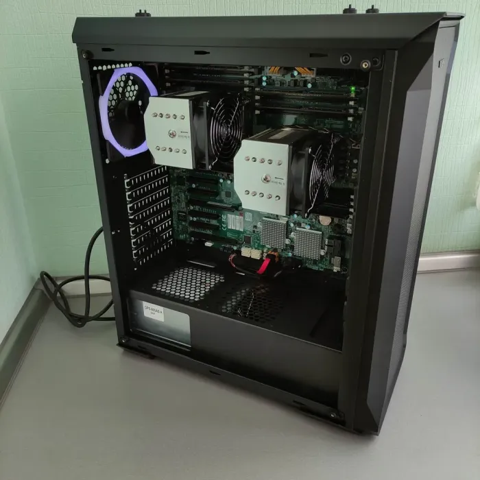 Сервер Mid Vinga Tower / 2x Intel Xeon E5-2699 v3 (18 (36) ядер по 2.3 - 3.6 GHz) / 128 GB DDR4 / 1 TB HDD / 650W б/в - зображення 22