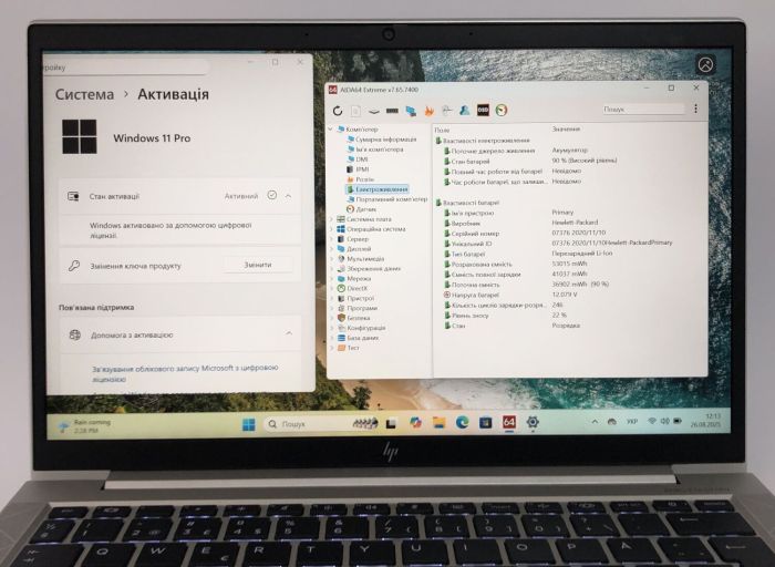 Ультрабук Б-клас HP EliteBook 830 G7 / 13.3" (1920x1080) IPS / Intel Core i5-10310U (4 (8) ядра по 1.7 - 4.4 GHz) / 8 GB DDR4 / 256 GB SSD / Intel UHD Graphics / WebCam / Win 11 Pro б/в - зображення 9