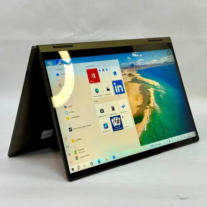 Ноутбук-трансформер Б-клас Lenovo Yoga 7 14ITL5 / 14" (1920x1080) IPS Touch / Intel Core i5-1135G7 (4 (8) ядра по 2.4 - 4.2 GHz) / 12 GB DDR4 / 256 GB SSD / Intel Iris Xe Graphics / WebCam / Windows 10 Home б/в - зображення 3