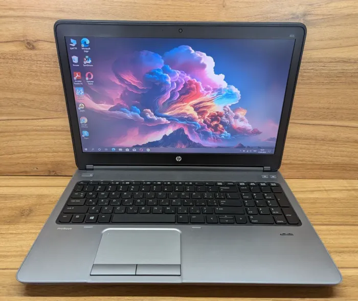 Ноутбук Б-клас HP ProBook 655 G1 / 15.6" (1366x768) TN / AMD A6-5350M (2 ядра по 2.9 - 3.5 GHz) / 8 GB DDR3 / 240 GB SSD / AMD Radeon HD 8450G / WebCam / Fingerprint / Windows 10 б/в - зображення 2
