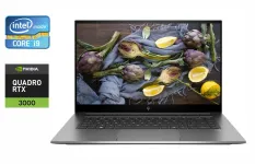 Мобільна робоча станція HP zBook Studio G7 / 15.6" (1920x1080) IPS / Intel Core i9-10885H (8 (16) ядер по 2.4 - 5.3 GHz) / 32 GB DDR4 / 512 GB SSD / nVidia Quadro RTX 3000, 6 GB GDDR6, 192-bit / WebCam / TouchID / Windows 10 б/в