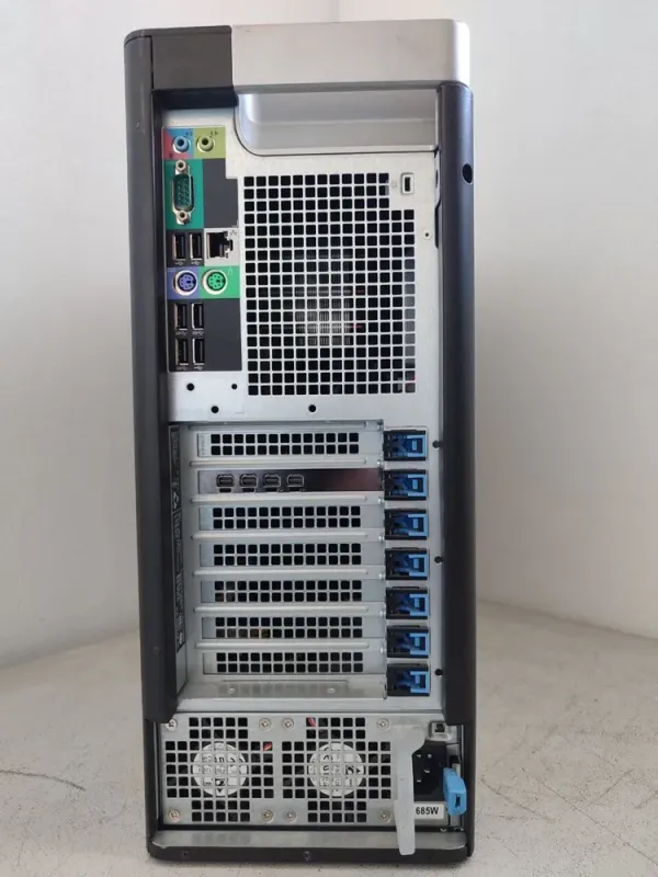 Робоча станція Dell Precision 5810 Workstation Tower / Intel Xeon E5-2697 v3 (14 (28) ядер по 2.6 - 3.5 GHz) / 32 GB DDR4 / 240 GB SSD / nVidia Quadro P1000, 4 GB GDDR5, 128-bit б/в - зображення 5