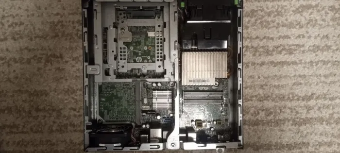 Неттоп Б-клас HP EliteDesk 800 G1 USFF / Intel Core i3-4150 (2 (4) ядра по 3.5 GHz) / 4 GB DDR3 / 120 GB SSD / Intel HD Graphics 4400 б/в - зображення 5