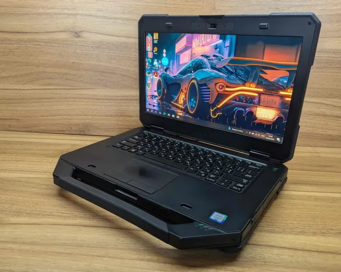 Захищений ноутбук Dell Latitude 14 Rugged 5414 / 14" (1920x1080) IPS / Intel Core i5-6300U (2 (4) ядра по 2.4 - 3.0 GHz) / 8 GB DDR4 / 256 GB SSD / Intel HD Graphics 520 / WebCam / HDMI / Windows 10 б/в - зображення 5