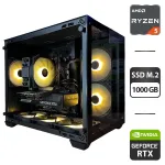 Збірка на замовлення: ігровий ПК AeroCool Dryft Mini Tower / AMD Ryzen 5 7500F (6 (12) ядер по 3,7 - 5,0 ГГц) / 32 ГБ DDR5 / 1000 ГБ SSD M.2 / nVidia GeForce RTX 5070, 12 ГБ GDDR7, 192-bit / 750 Вт