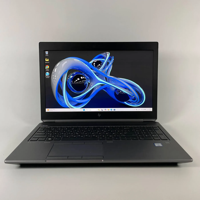 Мобільна робоча станція HP zBook 15 G6 / 15,6" (1920x1080) IPS / Intel Core i7-9850H (6 (12) ядер по 2,6 - 4,6 ГГц) / 16 ГБ DDR4 / 512 ГБ SSD / nVidia Quadro T1000, 4 ГБ GDDR5, 128-біт / WebCam / Fingerprint б/в - зображення 2