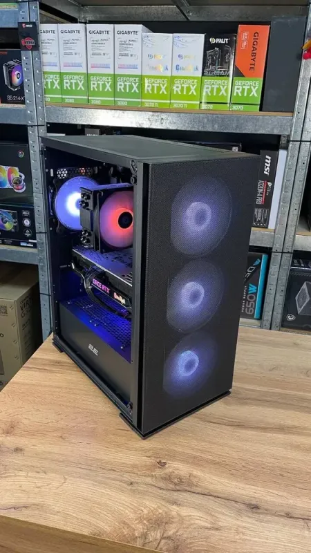 Збірка під замовлення: 2E Gaming Virtus Neo G3301N Tower / AMD Ryzen 5 5600 (6 (12) ядер по 3.5 - 4.4 GHz) / 32 GB DDR4 / 1000 GB SSD / nVidia GeForce RTX 3070 Ti, 8 GB GDDR6X, 256-bit / HDMI / 750W б/в - зображення 3