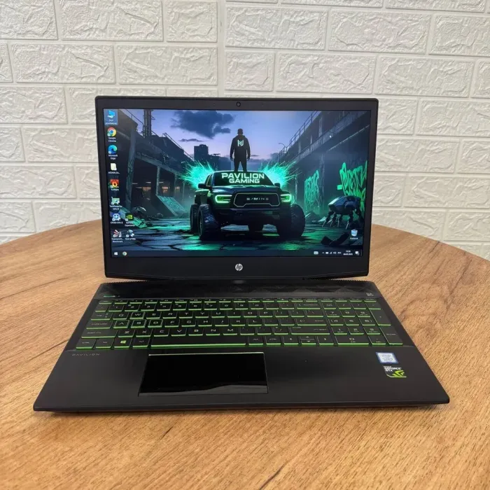 Ігровий ноутбук HP Pavilion Gaming 15-cx0056wm / 15.6" (1920x1080) IPS / Intel Core i5-8300H (4 (8) ядра по 2.3 - 4.0 GHz) / 16 GB DDR4 / 512 GB SSD / nVidia GeForce GTX 1050 Ti, 4 GB GDDR5, 128-bit / WebCam б/в - зображення 2