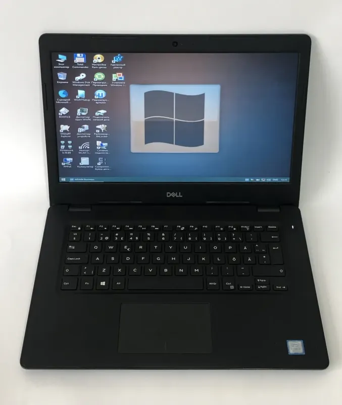 Ноутбук Dell Latitude 3490 / 14" (1366x768) TN / Intel Core i3-7130U (2 (4) ядра по 2.7 GHz) / 8 GB DDR4 / 256 GB SSD / Intel HD Graphics 620 / WebCam / Win 10 Pro б/в - зображення 2