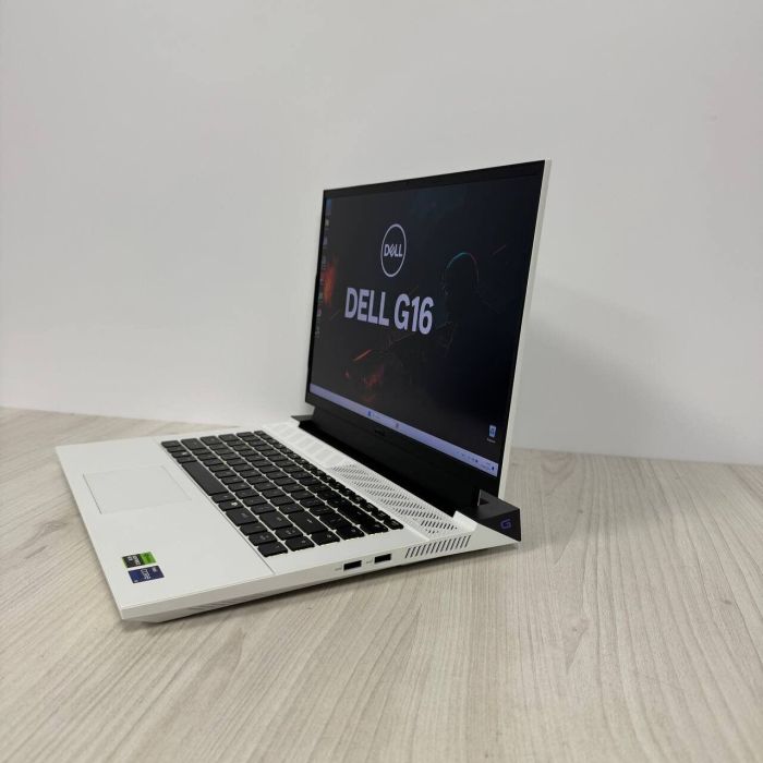Ігровий ноутбук Dell G16 7630 White / 16" (2560x1600) IPS / Intel Core i9-13900HX (24 (32) ядра по 3,9 - 5,4 ГГц) / 32 ГБ DDR5 / 512 ГБ SSD NVMe / nVidia GeForce RTX 4070, 8 ГБ GDDR6, 128-біт / WebCam б/в - зображення 5