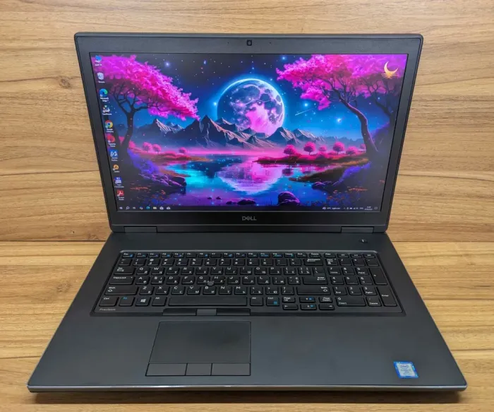 Мобільна робоча станція Dell Precision 7730 / 17.3" (1920x1080) IPS / Intel Core i7-8850H (6 (12) ядер по 2.6 - 4.3 GHz) / 32 GB DDR4 / 512 GB SSD / nVidia Quadro P3200, 6 GB GDDR5, 192-bit / WebCam / Windows 10 б/в - зображення 2