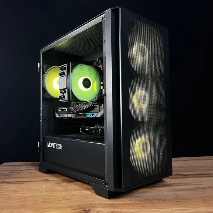 Збірка на замовлення: ігровий ПК Montech Air 100 ARGB Black Tower / Intel Core i5-14400F (10 (16) ядер по 1,8 - 4,7 ГГц) / 32 ГБ DDR5 / 1000 ГБ SSD M.2 / nVidia GeForce RTX 5060 Ti, 16 ГБ GDDR7, 128-біт / 650 Вт - зображення 2