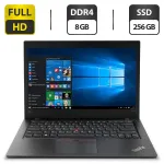 Ультрабук Lenovo ThinkPad L480 / 14" IPS / Intel Core i3-8130U (2(4) ядра по 2.2-3.4 GHz) / 8GB DDR4 / 256GB SSD / UHD Graphics 620 / WebCam / HDMI б/в