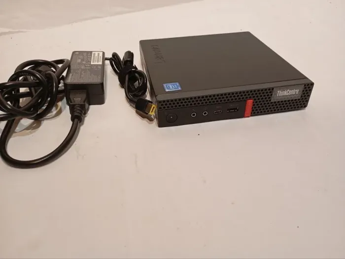 Неттоп Lenovo ThinkCentre M70q USFF / Intel Celeron G4900T (2 ядра по 2.9 GHz) / 4 GB DDR4 / 128 GB SSD / Intel UHD Graphics 610 б/в - зображення 5