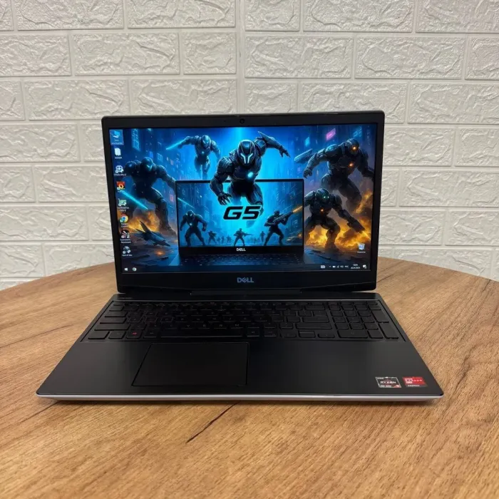 Ігровий ноутбук Б-клас Dell G5 5505 / 15.6" (1920x1080) IPS / AMD Ryzen 5 4600H (6 (12) ядер по 3.0 - 4.0 GHz) / 16 GB DDR4 / 512 GB SSD / AMD Radeon RX 5600M, 6 GB GDDR6, 192-bit / WebCam б/в - зображення 2